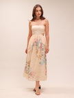 Halliday Scallop Midi Dress