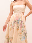 Halliday Scallop Midi Dress