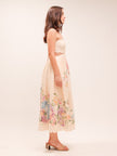 Halliday Scallop Midi Dress