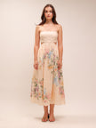 Halliday Scallop Midi Dress