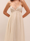 Coco Embroidered Ramie Maxi Dress