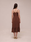 Brown Polka dress